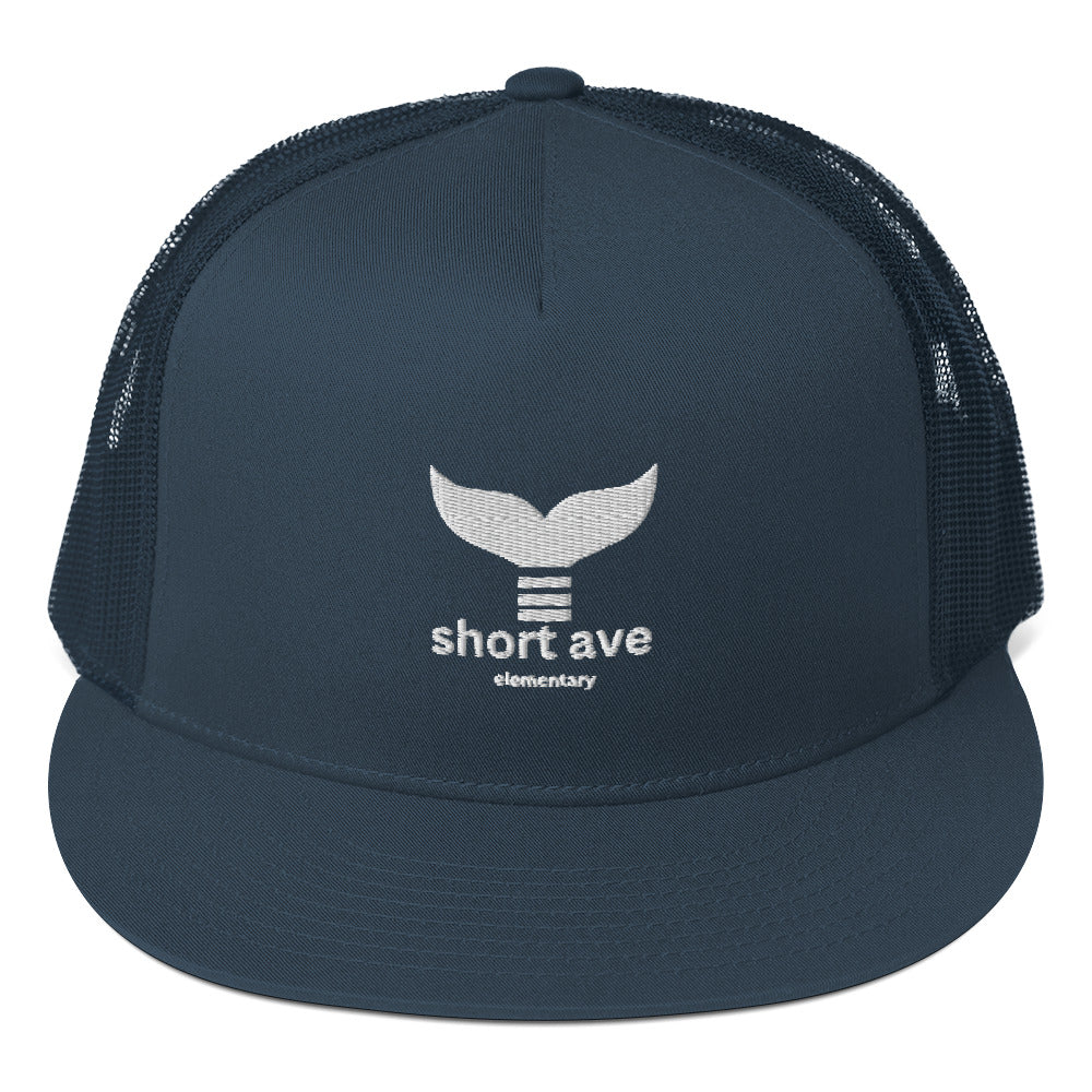 Short Ave Dive Into Learning Adult Trucker Cap