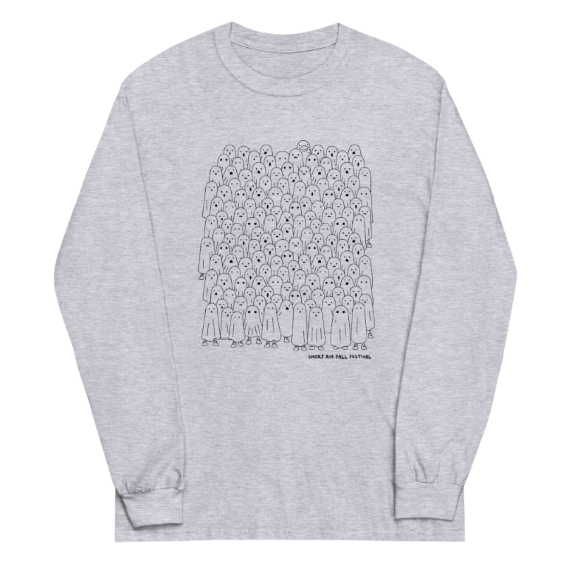 Ghost Adult Long Sleeve T Shirt