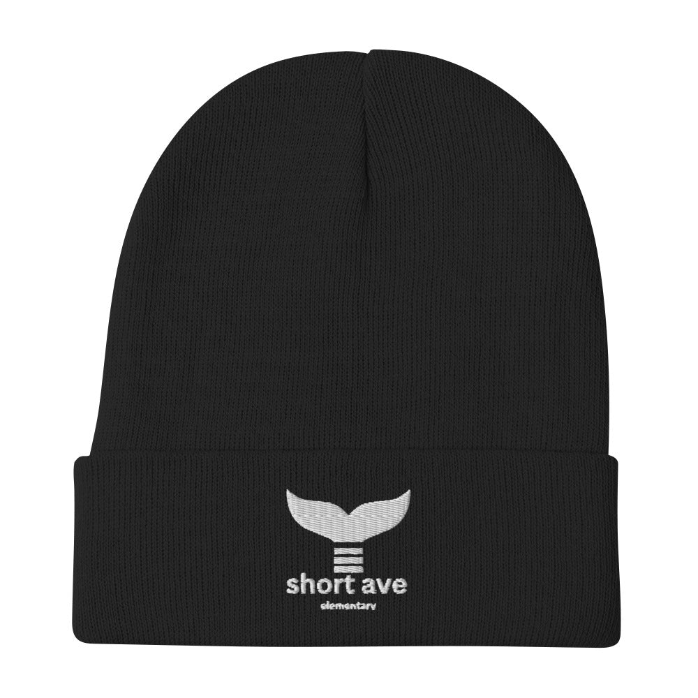 Short Ave Dive Into Learning Embroidered Beanie